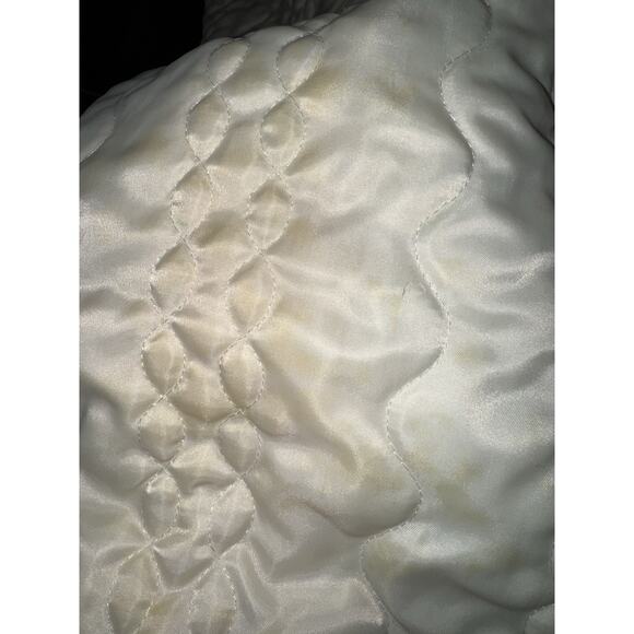 VTG Barbizon's Quilted Spa Satin Robe Housecoat Belted Comfy Loungewear READ - Picture 10 of 11